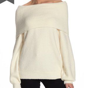 Free People Echo Beach Cowl Neck Sweater X-Small
